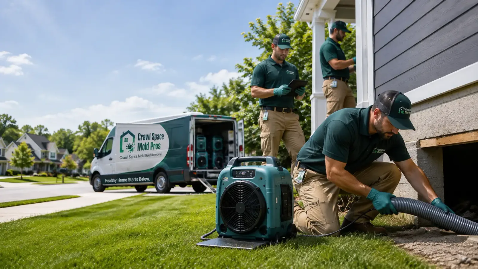 Crawl Space Mold Removal in Chauncey, OH